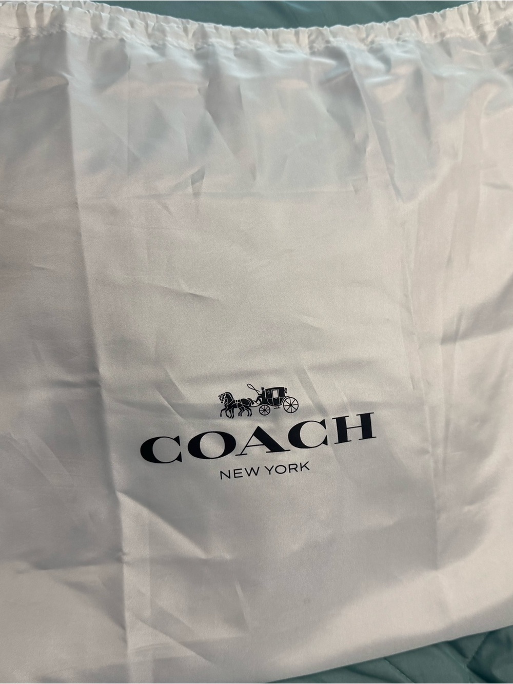 Coach Pebbled Leather Tote in Rust Brown with Gold Hardware - Picture 5 of 5